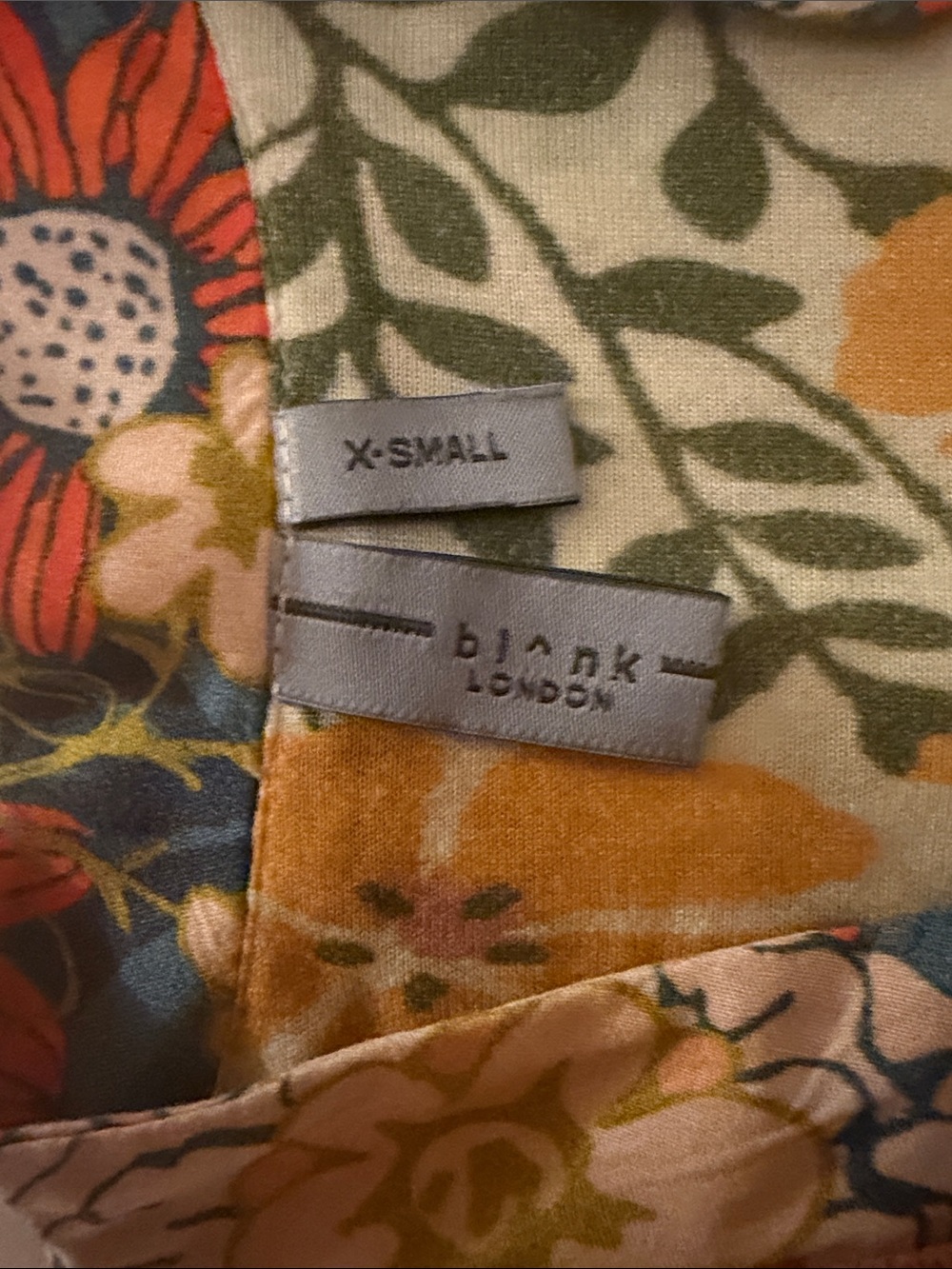 Bl^nk London x Anthropologie "Stephanie" Floral V-Neck Blouse. - Picture 6 of 12